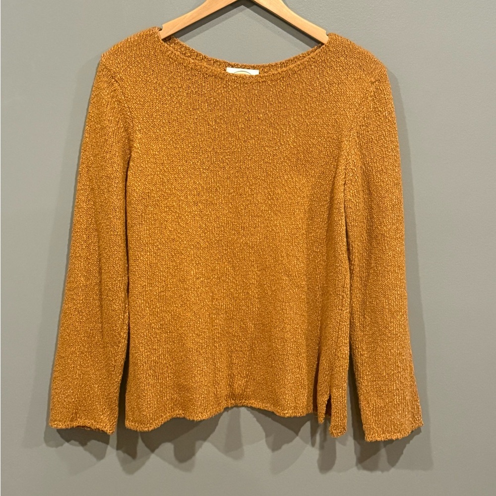 *GENTLY WORN* Women's Size Large Talbots Boat Neck Italian Knit Sweater